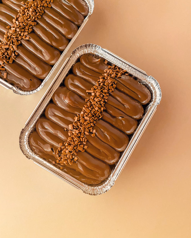 Bolo gelado de chocolate